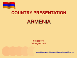 Community Action in Armenia