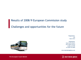 The European Coach Market