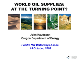 John Kaufmann - Pacific Northwest Waterways Association