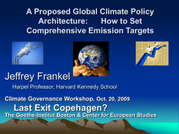Last Exit Copenhagen? - Harvard Kennedy School