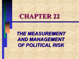 the measurement and management of political