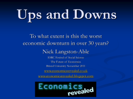 Ups and Downs - Future of Economics