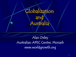 Implications of Globalization - Making multicultural Australia