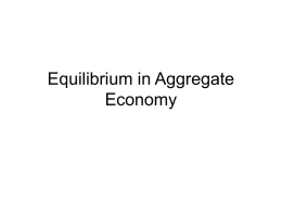 EquilibriuminAggregateEconomy