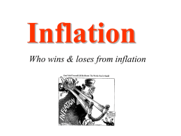 Who wins & loses from inflation