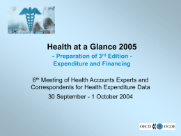 Health at a Glance 2005