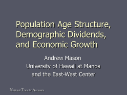 Transfers, Capital, and Consumption over the Demographic Transition