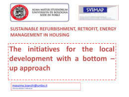 The initiatives for the local development with a bottom – up