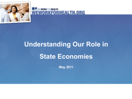 Understanding Our Role in State Economies May 2011