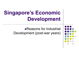Economic Development Singapore_Overview - IH-2P2-2P4