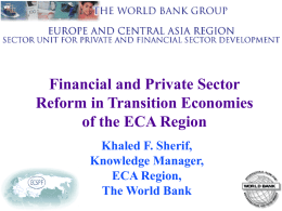 Financial and Private Sector