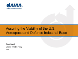 Defense Industrial Base Key Issue Deck