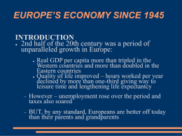 EUROPEAN ECONOMIC AND MONETARY UNION