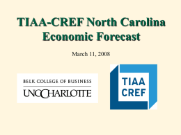 North Carolina Economic Forecast.(English)