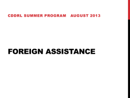 Krasner, Foreign Assistance and MCC