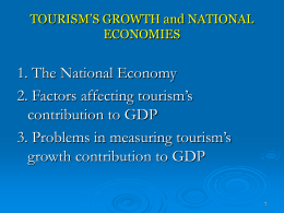 11 -Tourism`s G rowth and Natio nal Economy