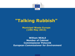 William Neale - Municipal Waste Europe