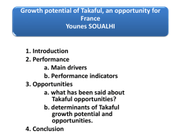 Global takaful contributions grew by 31% in 2009, to US$7b