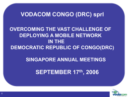 Vodacom in the DRC