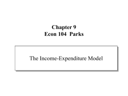 The Income-Expenditure Model