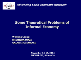 What is Informal Economy?