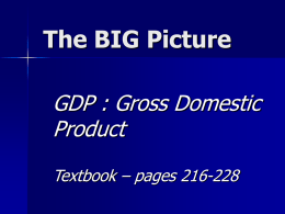 Gross domestic product phase 3 notes