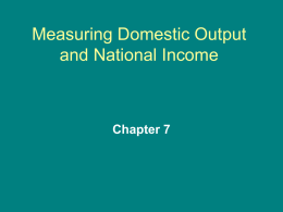 Measuring Domestic Output and National Income (P2)
