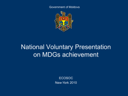 Annual Ministerial Review National Voluntary Presentation