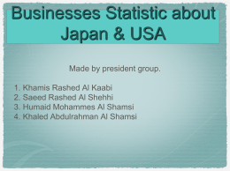 Businesses Statistic about Japan & USA