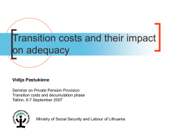 Transition cost Lithuania