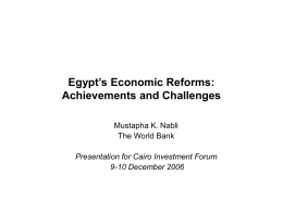 The Welfare Effects of a Large Depreciation: The Case of Egypt
