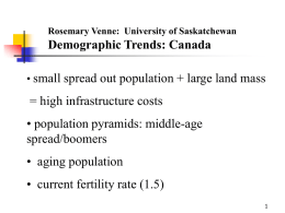 Demographic Trends - FutureForce Halton