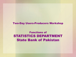 a complete presentation - State Bank of Pakistan