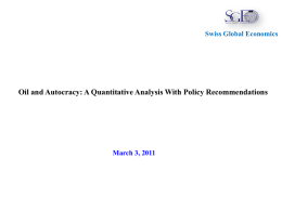 A quantitative analysis with policy