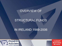 Overview of Structural Funds in Ireland 1989-2006