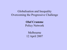 Globalisation and Inequality Overcoming the