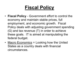 Fiscal Policy - Cloudfront.net