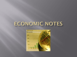 Economic Notes