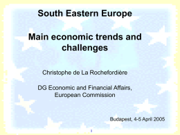 Economic Trends and Challenges