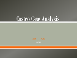 Team 4 - Costco Case Study