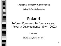 Shanghai Poverty Conference Scaling Up Poverty Reduction