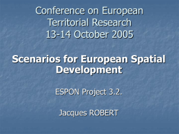 Conference on European Territorial Research 13