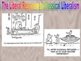 2. The Liberal Response to Classical Liberalism