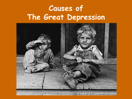 Causes of the Great Depressiongrade 11