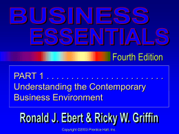 Chapter 2 The Global Context of Business
