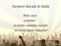 Crowded Concert - FarmersSuicideIndia