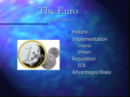 The Euro by Carlos Rios