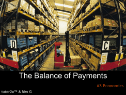 Balance of Payments - econbus