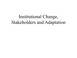 Hallie Eakin - Institutions - global change SysTem for Analysis