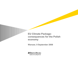 EU Climate Package: consequences for the Polish economy